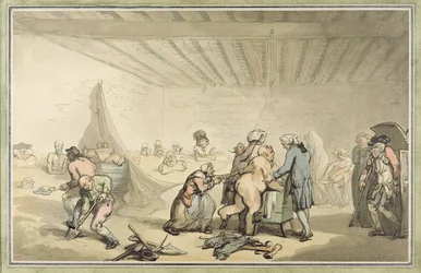 Établissement de bains de boue et de terre froide du Dr Graham à 26 Fleet Street, Londres